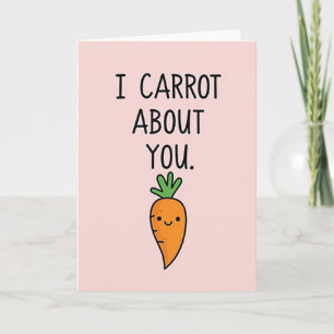 Root Vegetable About You Card