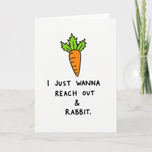 Root Vegetable Funny Friend Card