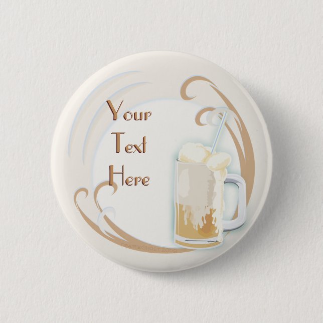 Rootbeer Float Button (Front)
