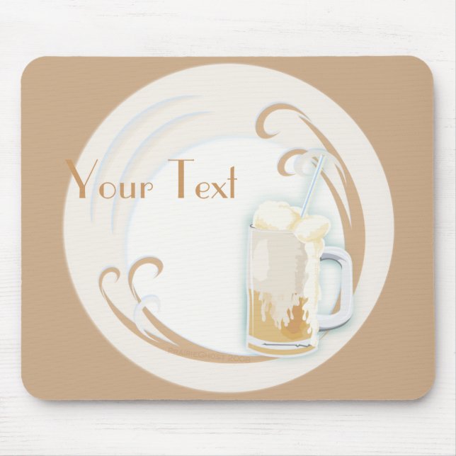Rootbeer Float Mousepad (Front)