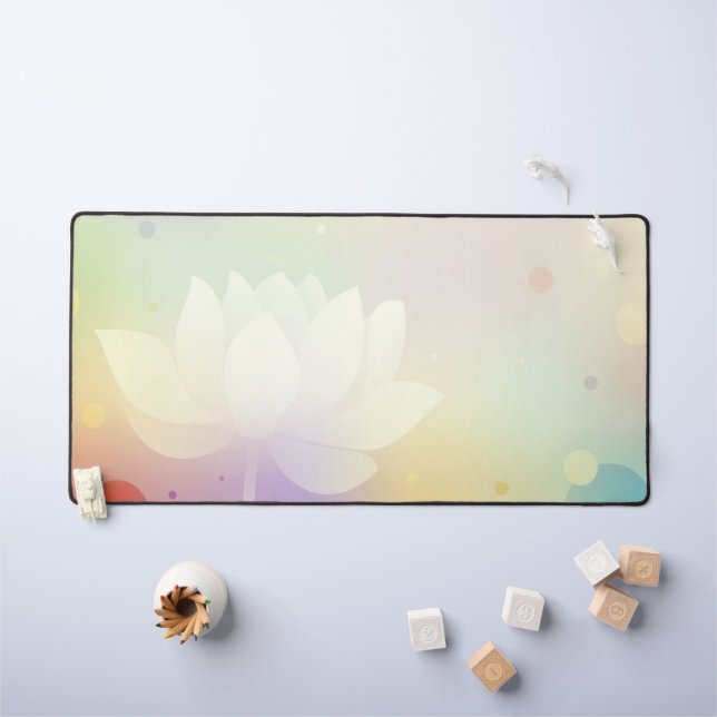 Rooted Elegance with Lotus Desk Mat (Kids Table)