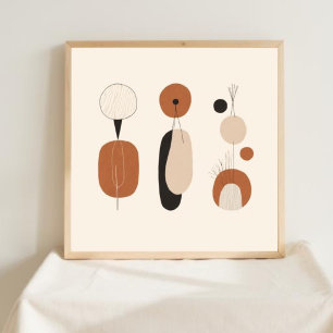 Rooted Grace – Botanical Feminine Wall Art I