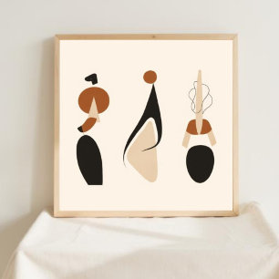 Rooted Grace – Botanical Feminine Wall Art IV
