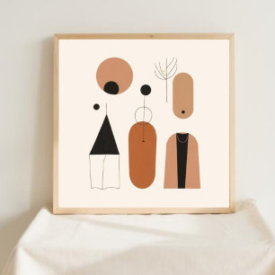 Rooted Grace – Botanical Feminine Wall Art X