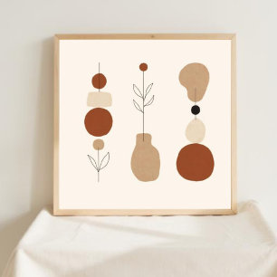 Rooted Grace – Botanical Feminine Wall Art XI