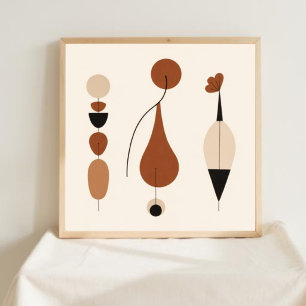 Rooted Grace – Botanical Feminine Wall Art XIV
