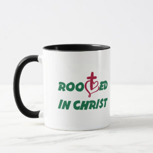 Rooted in Christ.  Christian Easter celebrations Mug