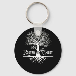 Rooted in Christ Christian Faith and Love in God Key Ring