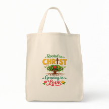 Rooted in Christ, Growing in Love Tote Bag for Kid