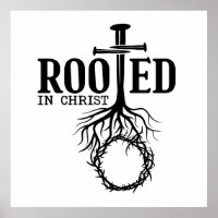 Rooted In Christ Scripture Cross Christian Verse