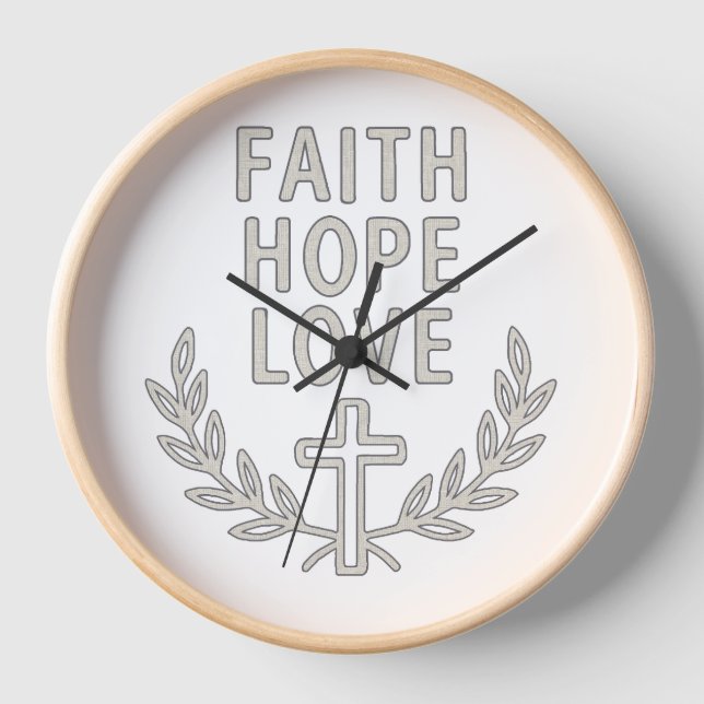 Rooted in Grace - wall clock (Front)