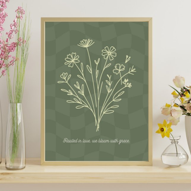 Rooted in Love, Bloom with Grace Poster (Creator Uploaded)