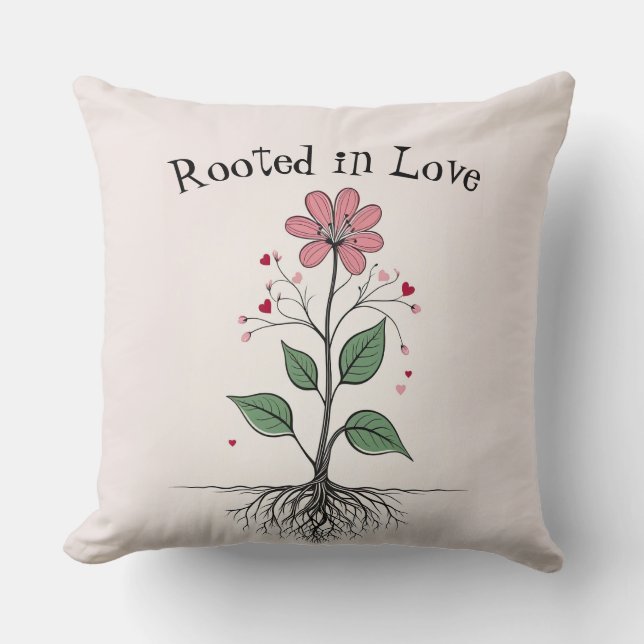 Rooted in Love Cushion (Front)