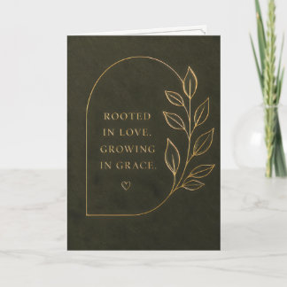 Rooted in Love Growing in Grace Card