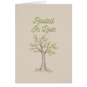 Rooted In Love Romantic Card for Partner