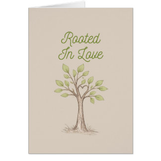 Rooted In Love Romantic Card for Partner