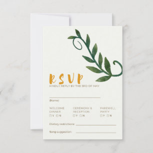 Rooted in Love Series RSVP Card