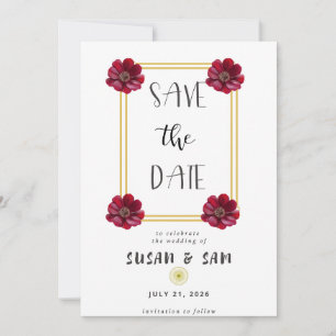 Rooted in Love Series Save the Date Card