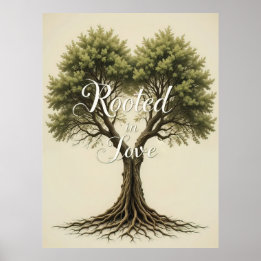 Rooted in Love Tree Wall Art