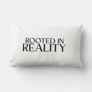 Rooted In Reality Minimalist Typewriter Lumbar Cushion