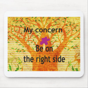 Rooted in Righteousness Baobab Vintage Perspective Mouse Pad
