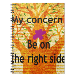Rooted in Righteousness Baobab Vintage Perspective Notebook