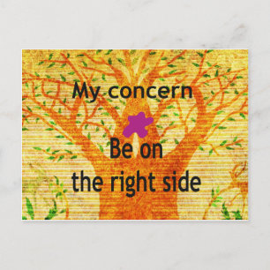 Rooted in Righteousness Baobab Vintage Perspective Postcard