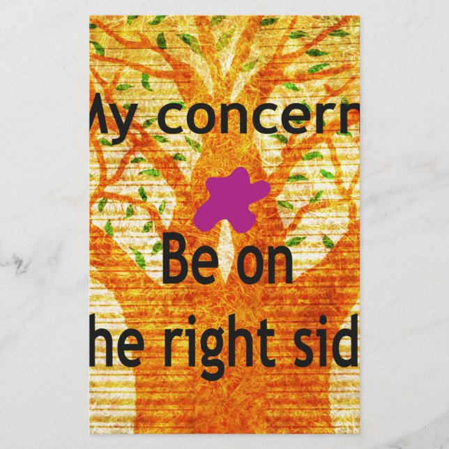 Rooted in Righteousness Baobab Vintage Perspective Stationery (Front)