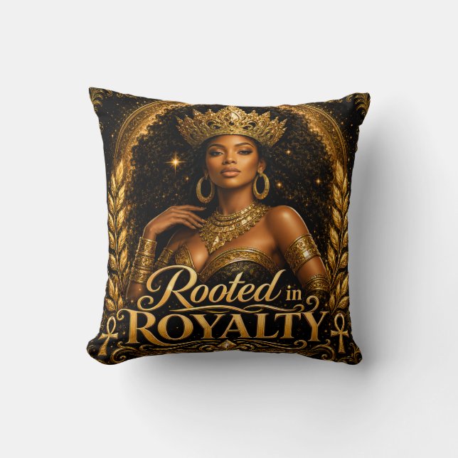 Rooted in Royalty Cushion (Front)