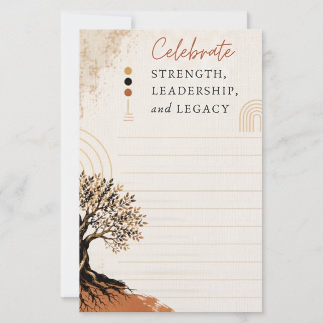 Rooted in Strength Stationery (Front)