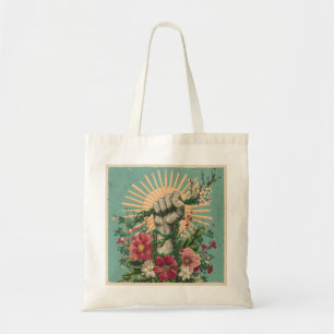 Rooted Resistance - Solarpunk Protest Tote Bag