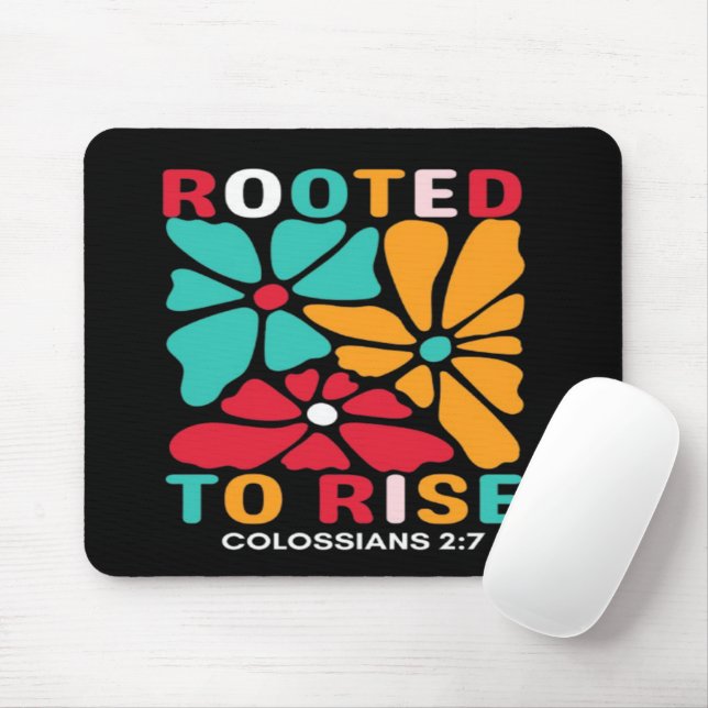 Rooted to Rise Mouse Pad (With Mouse)