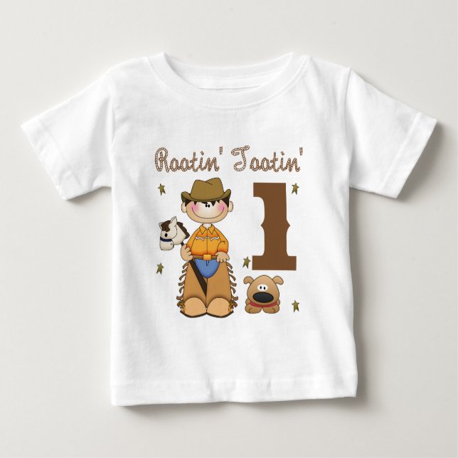 Rootin Tootin Cowboy 1 Baby T-Shirt (Front)
