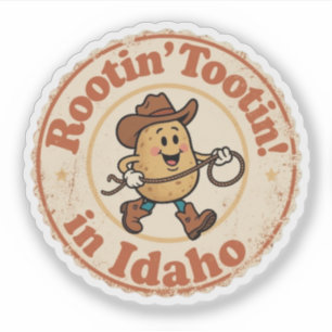 Rootin’ Tootin’ Idaho_ Potato Cowboy Artwork