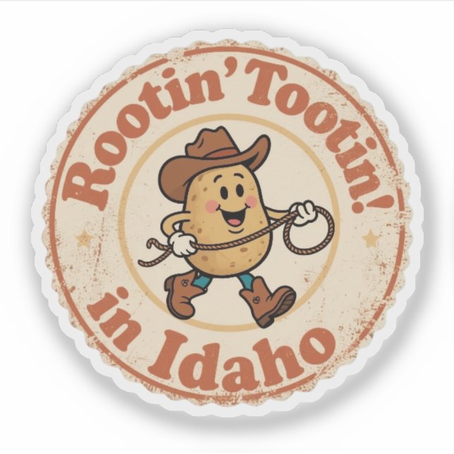 Rootin’ Tootin’ Idaho_ Potato Cowboy Artwork (Front)