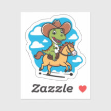 Rootin’ Tootin’ Rex Sticker