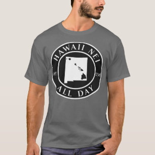 Roots Hawaii and New Mexico by Hawaii Nei All Day T-Shirt