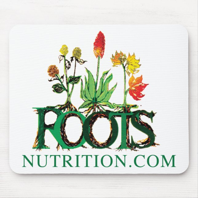 Roots Nutrition "Dot Com" Clothing Mouse Pad (Front)