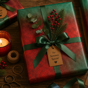 Roots of Flame Wrapping Paper Sheet