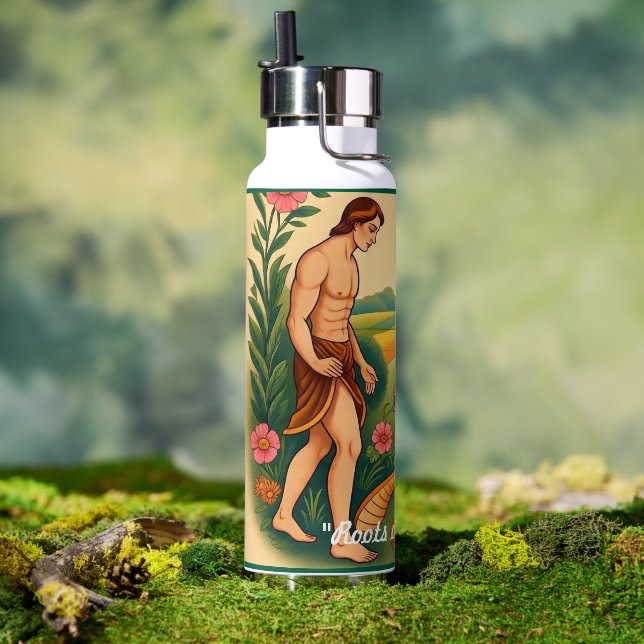 "Roots Of Knowledge" Water Bottle (Outdoor (Rotated))