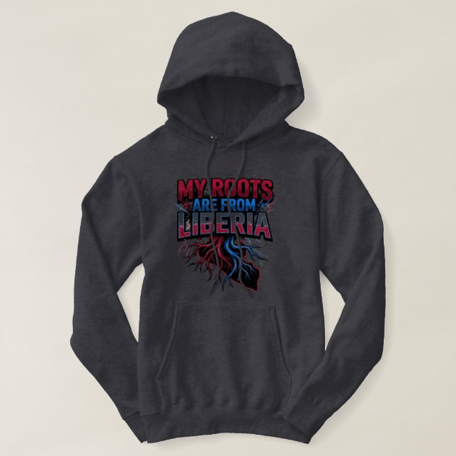 Roots of Liberia  Hoodie (Design Front)