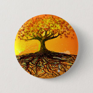 Roots of Love 6 Cm Round Badge