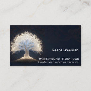 Roots of Starlight Luminous Tree of Life Business Card