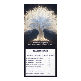 Roots of Starlight Luminous Tree of Life Rack Card