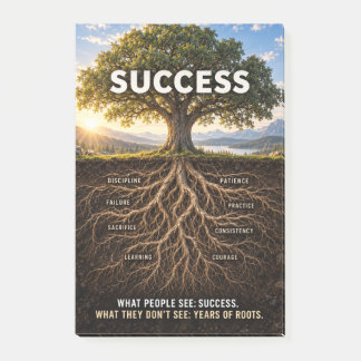 Roots Of Success Post-it Notes