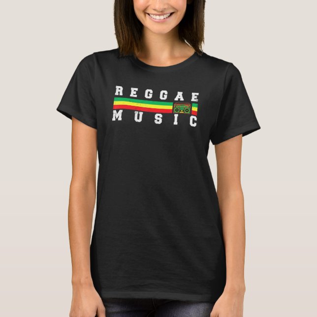 Roots Reggae Music Sound System T-Shirt (Front)