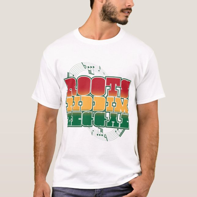 Roots Riddim Reggae T-Shirt (Front)