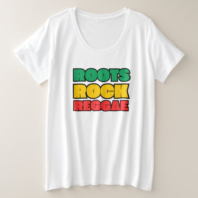 Roots Rock Reggae Slim Fit Tee (Design Front)