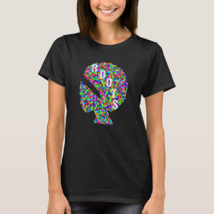 Roots Women Earring Black History Heart Political T-Shirt