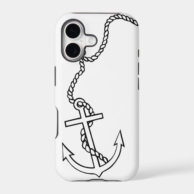 Rope & Anchor iPhone 5 case (Back)